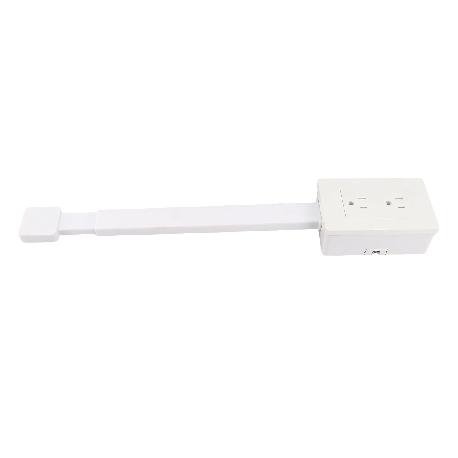 Rotatable Power Socket Expander 3 Prong Electrical Outlets Power Strip 22 to 34 Inch Extension 180 Degree Rotating Base 110V US